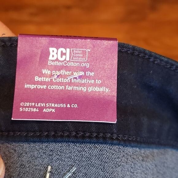 New levi  Strauss Signature  gold simply stretch mid rise skinny jeans 26M 38x30 - Picture 12 of 16